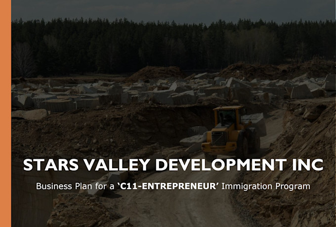 create a canadian immigration business plan
